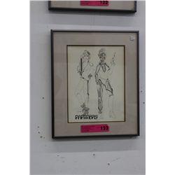 Signed limited edition ink drawing