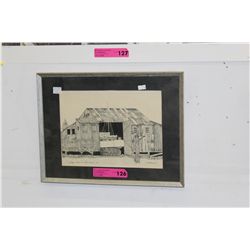 Ink drawing by Calderwood 1976