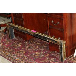 Brass fireplace curb