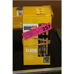 4 Boxes of nickel plated brass darts - 16gr