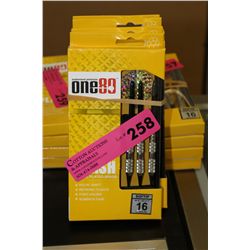 4 Boxes of nickel plated brass darts - 16gr