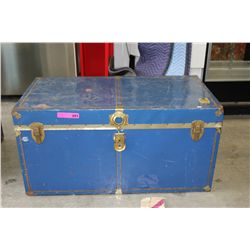 Blue metal trunk