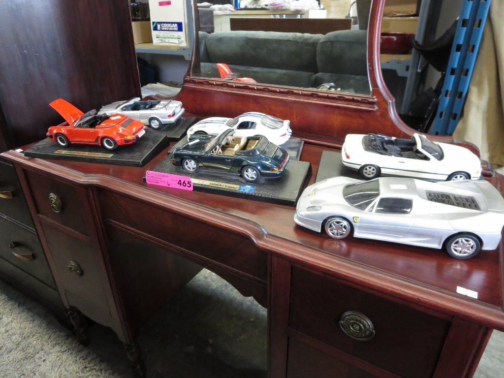 6 Scale model cars