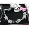 Image 1 : Festive beaded necklace with ribbon