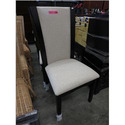NEW dining chair with upholstered seat & back