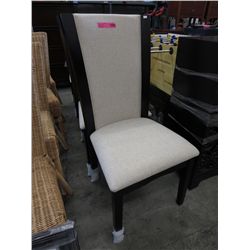 NEW dining chair with upholstered seat & back