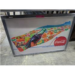 Framed print "Coca-Cola Bottle"