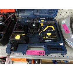 Mastercraft cordless drill in carrying case
