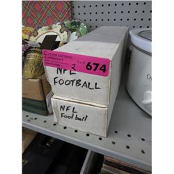 2 boxes of NFL football cards