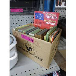 Box of vintage children's books