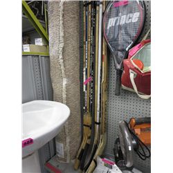 8 Hockey sticks - wood