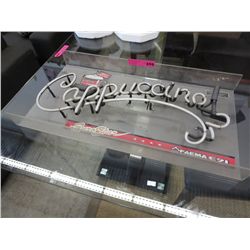 Neon Cappuccino sign
