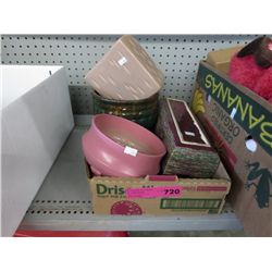 Vintage glazed ceramic items
