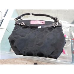 Black Coach hand bag