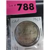 Image 1 : 1953 CDN silver dollar .800 silver