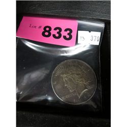 1924 US Silver Peace dollar - .900 Silver