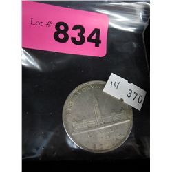 1939 CDN silver dollar - .800