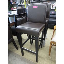 Bar stool - Leather seat & back