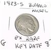 Image 1 : 1923-S *EXTREMELY RARE KEY DATE* BUFFALO NICKEL RED BOOK VALUE $8.00+ *NICE EARLY GOOD GRADE*!!