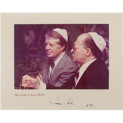 Jimmy Carter and Menachem Begin