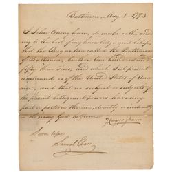 Declaration of Independence: Samuel Chase