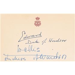Duke and Duchess of Windsor