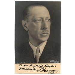 Igor Stravinsky