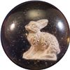Image 1 : Marbles: Lot 2. SULPHIDE. Rabbit. 1-15/16". Mint(-) (9.2).