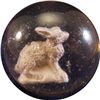 Image 3 : Marbles: Lot 2. SULPHIDE. Rabbit. 1-15/16". Mint(-) (9.2).