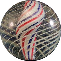 Marbles: Lot 10. SWIRL, Solid Core. 1-7/16". Near Mint(+) (8.9).