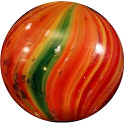 Marbles: Lot 27. END OF DAY, Onionskin. 21/32". Mint (9.9).