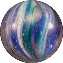 Marbles: Lot 28. END OF DAY, Onionskin. 11/16". Mint(-) (9.1).
