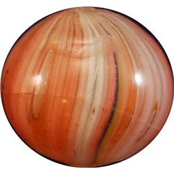 Marbles: Lot 29. END OF DAY, Onionskin. 11/16". Mint (9.3).