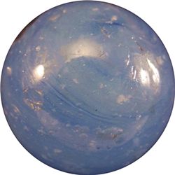 Marbles: Lot 45. TRANSITIONAL, Ground pontil. 27/32". Mint(-) (9.0).
