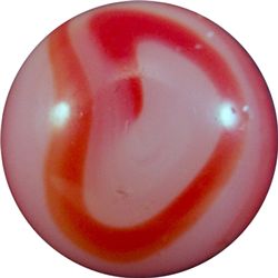 Marbles: Lot 48. CHRISTENSEN AGATE COMPANY, American Agate. 21/32". Near Mint(+) (8.7).