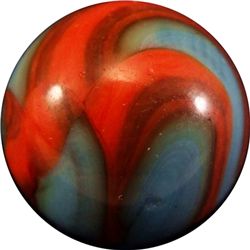 Marbles: Lot 53. CHRISTENSEN AGATE COMPANY, Swirl. 9/16". Near Mint(+) (8.9).