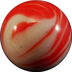 Marbles: Lot 55. CHRISTENSEN AGATE COMPANY, Flame Swirl. 5/8". Near Mint(+) (8.7).