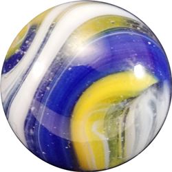 Marbles: Lot 69. AKRO AGATE COMPANY, Popeye Corkscrew. 5/8". Mint (9.8).