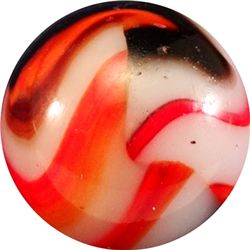Marbles: Lot 86. PELTIER GLASS COMPANY, NLR Rebel. 11/16". Mint(-) (9.0).