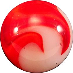 Marbles: Lot 89. PELTIER GLASS COMPANY, Peerless Patch. 5/8". Mint(-) (9.0).