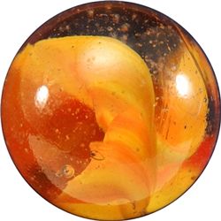 Marbles: Lot 95. VITRO AGATE COMPANY, Catseye. 1-3/16". Mint (9.8).