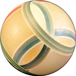 Marbles: Lot 98. CONTEMPORARY HANDMADE. 31/32". Mint (9.9).