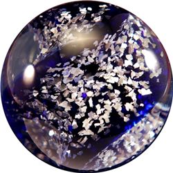 Marbles: Lot 107. CONTEMPORARY HANDMADE, Bart Zimmerman. 2-1/16". Mint (9.9).