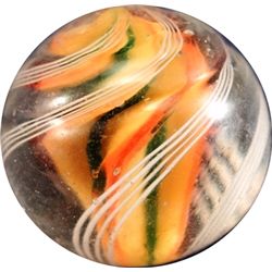 Marbles: Lot 132. SWIRL, Solid Core. 5/8". Mint (9.5).