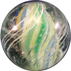 Marbles: Lot 133. SWIRL, Solid Core. 27/32". Mint(-) (9.0).