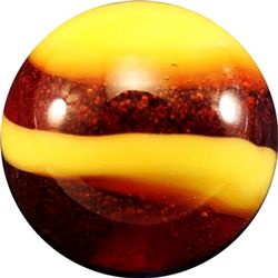 Marbles: Lot 134. AKRO AGATE COMPANY, Corkscrew. 21/32". Mint (9.8).