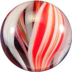 Marbles: Lot 141. CONTEMPORARY HANDMADE, Gibson Glass. 1-3/4". Mint (9.9).