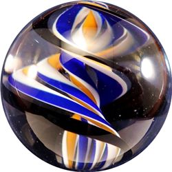 Marbles: Lot 143. CONTEMPORARY HANDMADE. 1-5/8". Mint (9.9).