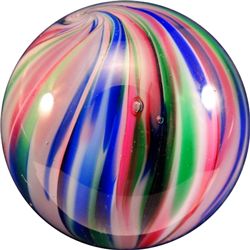 Marbles: Lot 147. CONTEMPORARY HANDMADE, Gibson Glass. 1-5/8". Mint (9.9).