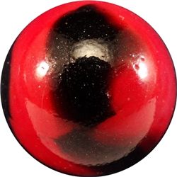 Marbles: Lot 162. PELTIER GLASS COMPANY, NLR Wasp. 5/8". Mint (9.9).